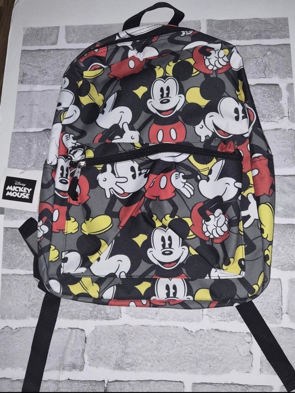 NWT Mickey Mouse Canvas Backpack
